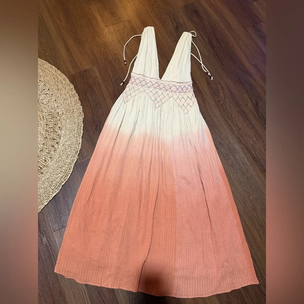 Nwot Free People Oasis Sunrise Maxi Dress revolve boho casual party spring $230